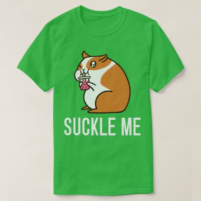 Camiseta Engraçado Hamster Engraçado Engana-Me (Frente do Design)
