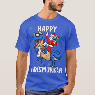 Camiseta Engraçado Hanukkah Natal Judeu Natal Feliz Chrismu