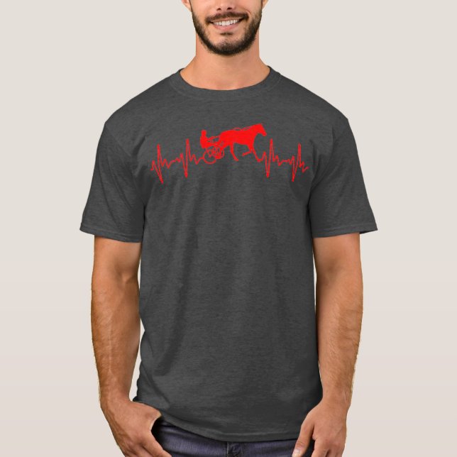 Camiseta Engraçado Harness Horse Racing Presente Para Homen (Frente)