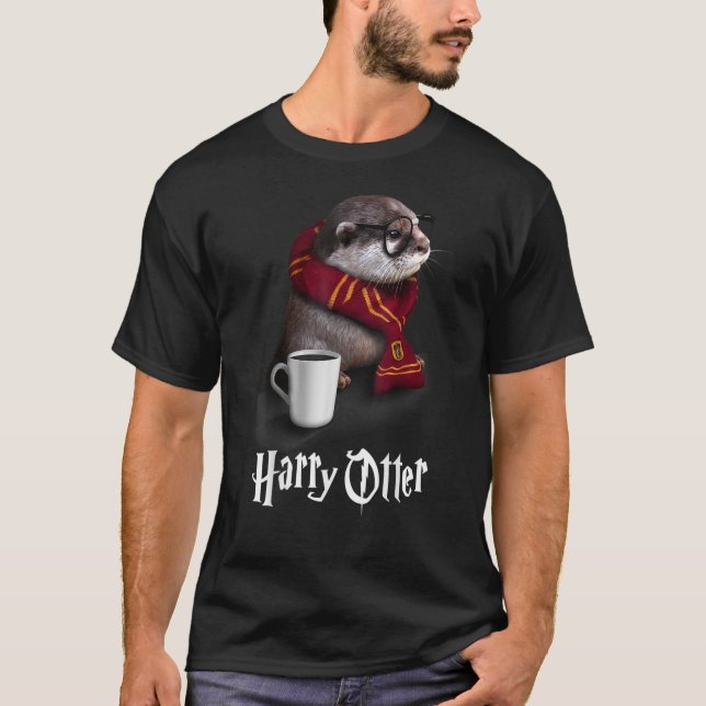 Camiseta Engraçado Harry Otter Halloween Tshirt C (Frente)