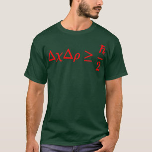 Camiseta Engraçado Heisenberg Incerteza Princípio Presente