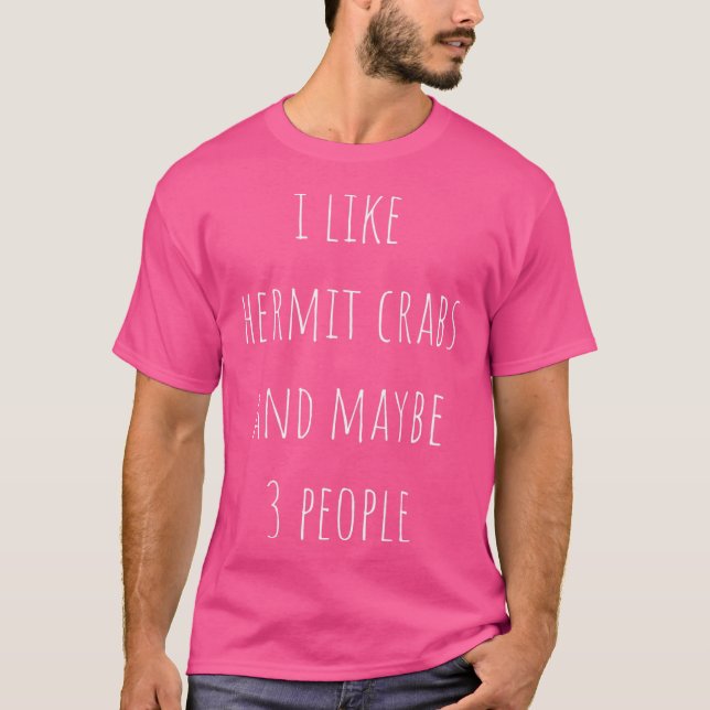 Camiseta Engraçado Hermit Crab mit Crab Lovers (Frente)