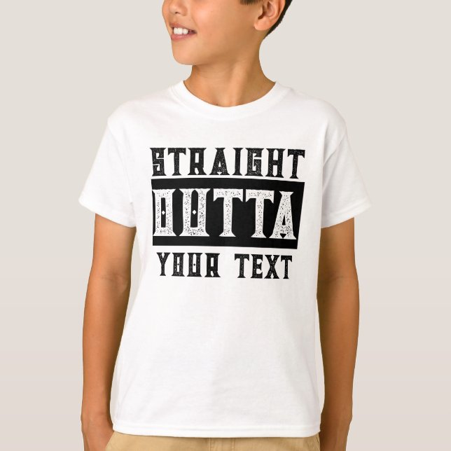 Camiseta Engraçado 'Hetero fora do seu texto' (Frente)