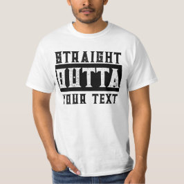 Camiseta Engraçado 'Hetero Fora do Texto' Paródia Camisa-T