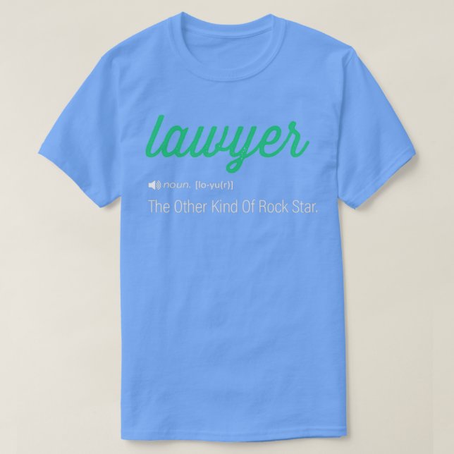 Camiseta Engraçado Hillarious Lawyer Definition Gift Job De (Frente do Design)