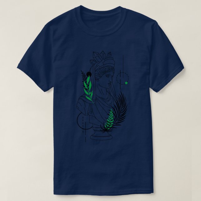 Camiseta Engraçado Hipster Demeter Deusa Grega Engraçado Gr (Frente do Design)