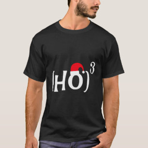 Camiseta Engraçado Ho Encantou a Matemática de Natal