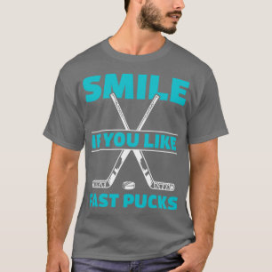 Camiseta Engraçado Hockey Goalie Fust Pucks