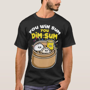 Camiseta Engraçado Hong Kong Dim Sum Pun Gift Design Yum Ch