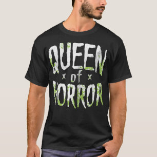 Camiseta Engraçado Horror Filme Fan Halloween Queen Gift