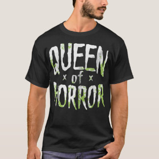 Camiseta Engraçado Horror Filme Fan Halloween Queen Gift