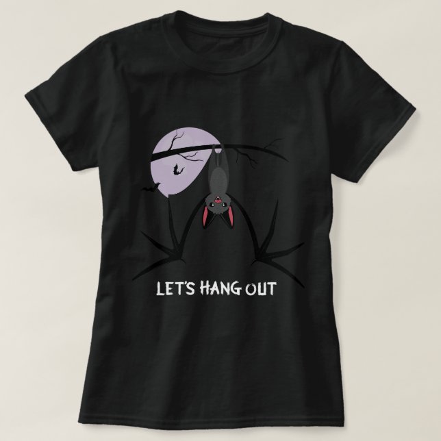 Camiseta Engraçado Humor Bat Gift (Frente do Design)