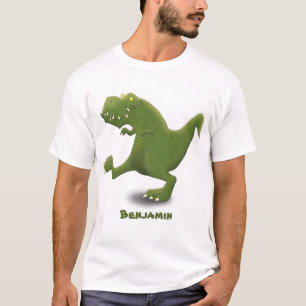 Camiseta Engraçado humor de desenho animado de T rex dinoss