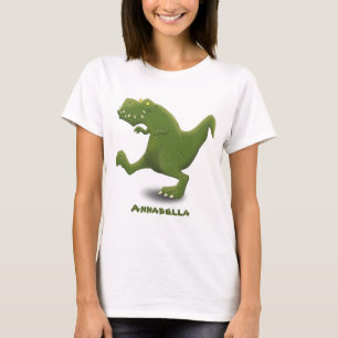 Camiseta Engraçado humor de desenho animado de T rex dinoss
