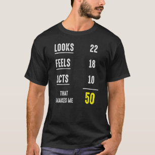 Camiseta Engraçado Humor Hilarious 50º Aniversário Para Que