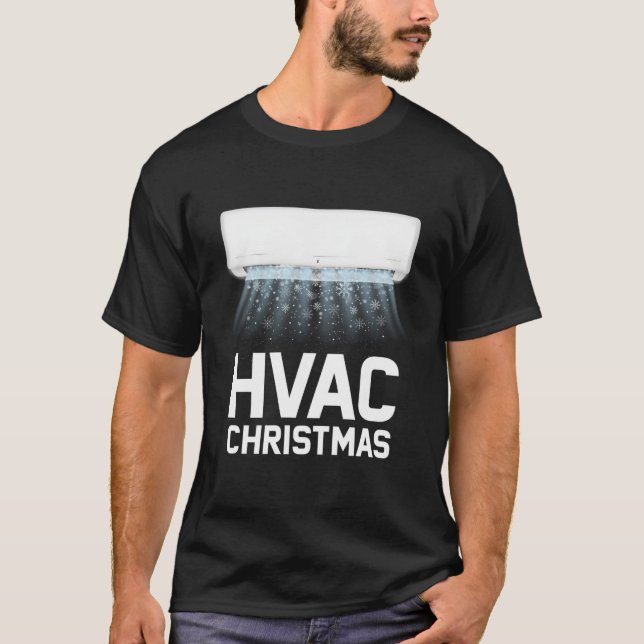 Camiseta Engraçado Hvac Technician Gift Para O Natal (Frente)