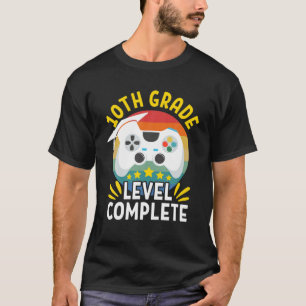 Camiseta Engraçado I 10º Grau Nível Concluído I Graduação 2