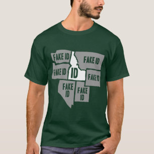 Camiseta Engraçado Idaho de casa Boise Nativa