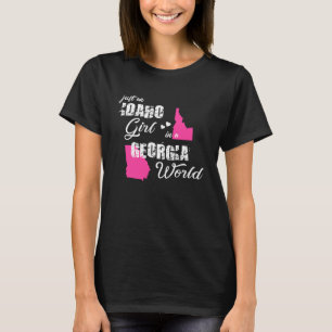 Camiseta Engraçado Idaho Shirts é apenas uma moça de Idaho 