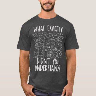 Camiseta Engraçado Ideia de Ciência Física de Matemática 1