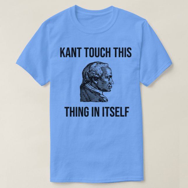 Camiseta Engraçado Immanuel Kant Professor de Filosofia Gif (Frente do Design)