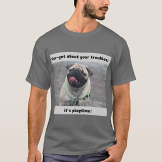 Camiseta Engraçado Impressão de Cachorro Pele, fal