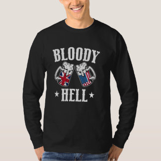 Camiseta Engraçado Inglaterra Maldito Inferno