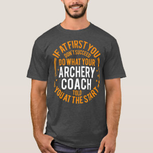 Camiseta Engraçado Instrutor de Esporte e Jogador Funny Arc
