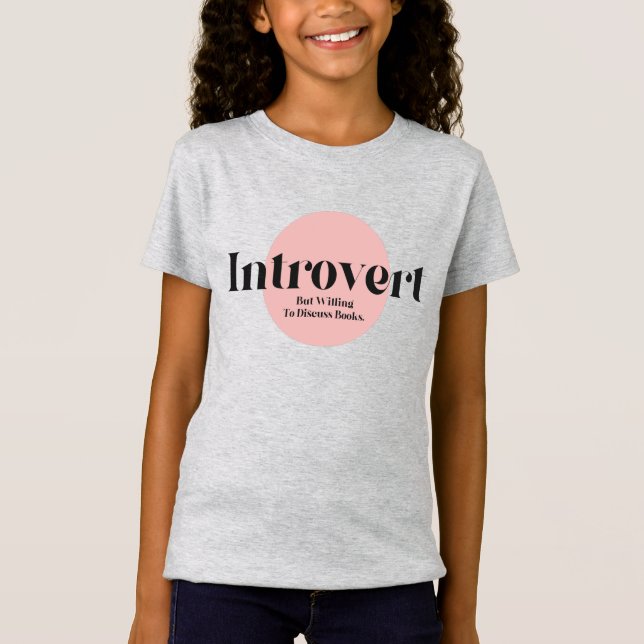 Camiseta Engraçado Introdução, Mas Disposto A Discutir Livr (Frente)