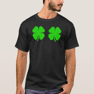 Camiseta Engraçado Irlandês Lucky Shamrock Bra