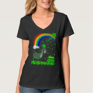 Camiseta Engraçado Irlandês Shamrock Rainbow Lucky Mule Rua