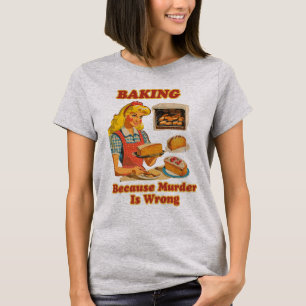 Camiseta Engraçado Irmã Baker Diz Fazendo Cota De Sarcasmo