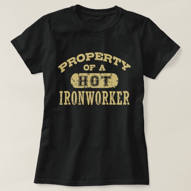 Camiseta Engraçado Ironworker (Frente do Design)
