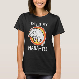 Camiseta Engraçado Isto É Meu Manatee Trocadilho Vaca Marin