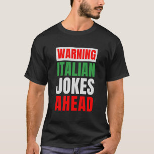 Camiseta Engraçado Itália Piada Itália Família Humor T-Shir
