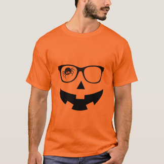 Camiseta Engraçado Jack O Lanterna Óculos de sol Pumpkin Ma