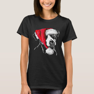 Camiseta Engraçado Jack Russell Terrier Papai noel mãe de N