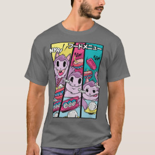 Camiseta Engraçado japonês comendo sushi e ramen