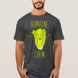 Camiseta Engraçado Jardinagem Pun Romaine Calm Gardener Gi