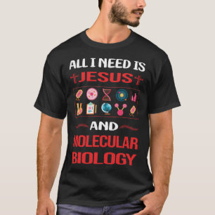 Camiseta Engraçado Jesus Biologia Molecular