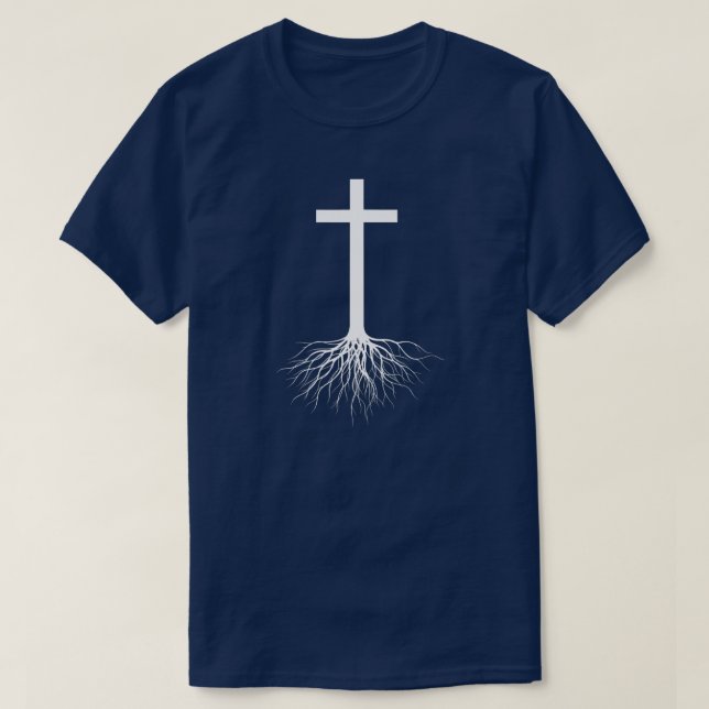 Camiseta Engraçado jesus entre raízes cristãs presente para (Frente do Design)
