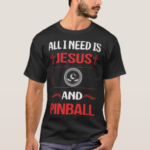 Camiseta Engraçado Jesus Pinball