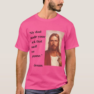 Camiseta Engraçado Jesus Sarcasmo Humor Dias Selvagens