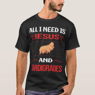 Camiseta Engraçado Jesus Tardigrado Tardigrada Wate