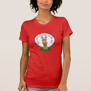 Camiseta Engraçado Jingle Este Cachorro Vermelho Nose