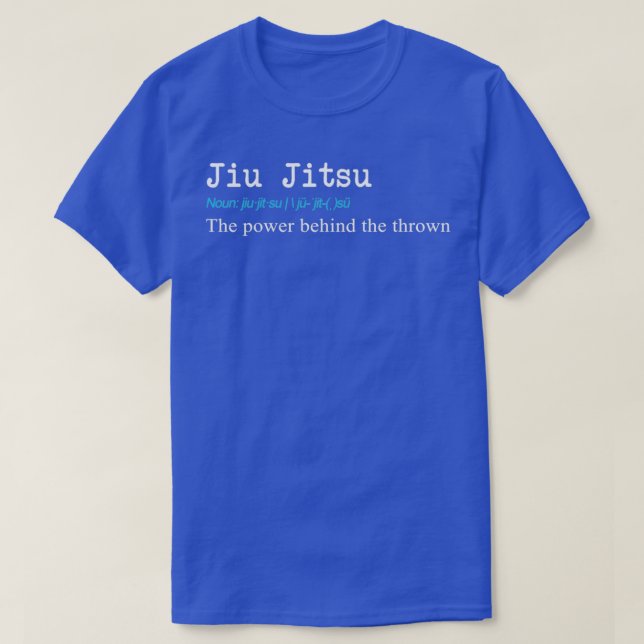 Camiseta Engraçado Jiu Jitsu Definition Gift Design (Frente do Design)