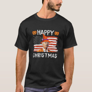 Camiseta Engraçado Joe Biden Confusa Feliz Dia das Bruxas G