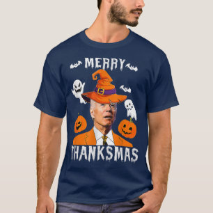 Camiseta Engraçado Joe Biden Confusa Feliz Graças A Hallo