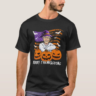 Camiseta Engraçado Joe Biden Confusa Feliz Hallow