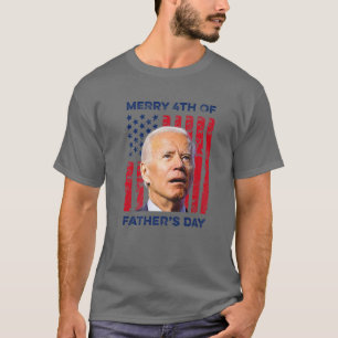 Camiseta Engraçado Joe Biden Dazed Feliz 4º Do Dia de os pa